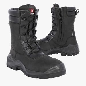 ZECCHIN VICTOR S3L RIGGER BOOT LACED WITH SIDE ZIPPER